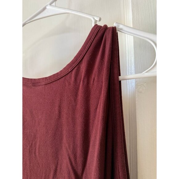 Old Navy Luxe women’s size large maroon dress - Picture 9 of 9